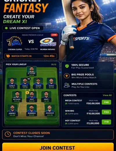 Recargagames (recarga games) fantasy cricket & matchday visual 3